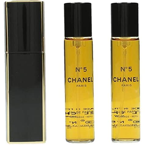 chanel no5 eau de parfum purse spray 3x20ml|lowest price chanel no 5.